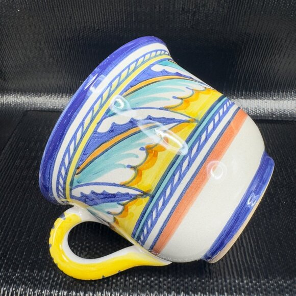 Starbucks Sberna Deruta Italy Hand Painted Pottery Teacup And Saucer Set Italy - Picture 11 of 11